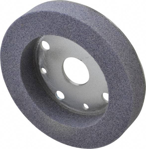 Norton - 6" Diam, 1-1/4" Hole Size, 1" Overall Thickness, 46 Grit, Type 2 Tool & Cutter Grinding Wheel - Coarse Grade, Aluminum Oxide, K Hardness, Vitrified Bond, 3,600 RPM - USA Tool & Supply