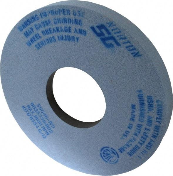 Norton - 14" Diam x 5" Hole x 1-1/2" Thick, I Hardness, 46 Grit Surface Grinding Wheel - Ceramic, Type 5, Coarse Grade, 1,800 Max RPM, Vitrified Bond, One-Side Recess - USA Tool & Supply