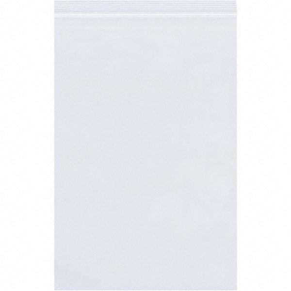 Value Collection - Pack of (500), 8 x 20" 4 mil Reclosable Poly Bags - USA Tool & Supply