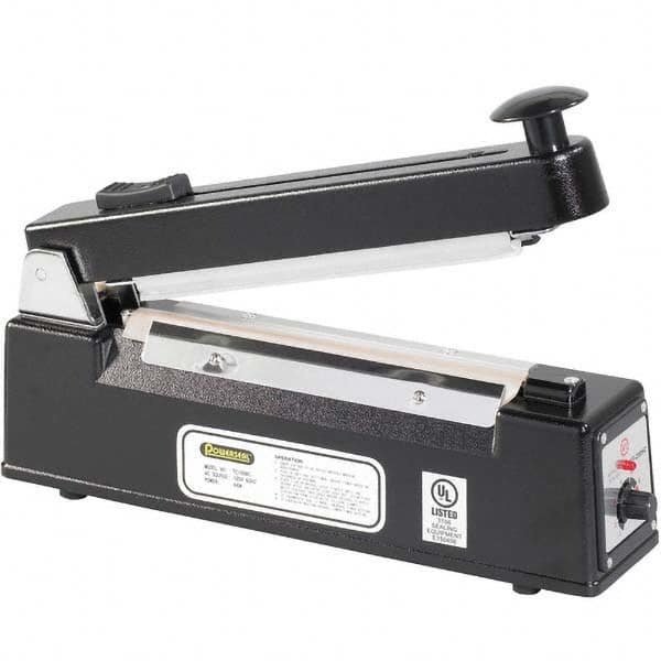 Value Collection - Polybag & Impulse Sealers Type: Table Top Thermal Impulse Sealer w/Cutter Maximum Seal Size: 8 (Inch) - USA Tool & Supply