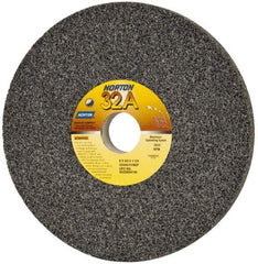 Norton - 8" Diam x 1-1/4" Hole x 3/4" Thick, H Hardness, 46 Grit Surface Grinding Wheel - Aluminum Oxide, Type 1, Coarse Grade, 3,600 Max RPM, Vitrified Bond, No Recess - USA Tool & Supply
