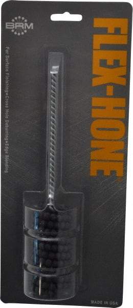 Brush Research Mfg. - 1-3/8" Bore Diam, 180 Grit, Silicon Carbide Flexible Hone - Extra Fine, 8" OAL - USA Tool & Supply