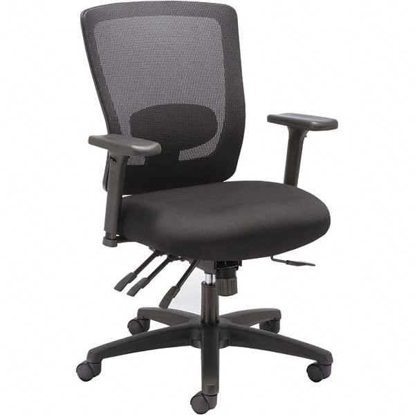 ALERA - 40 to 43-5/8" High Mid-Back Swivel/Tilt Chair - USA Tool & Supply
