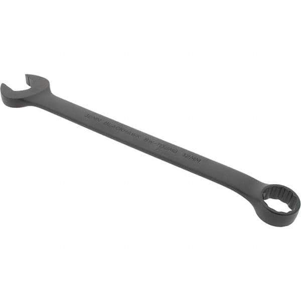 Blackhawk by Proto - 32mm 12 Point Offset Combination Wrench - 15° Offset Angle, 16.9" OAL, Steel, Black Finish - USA Tool & Supply
