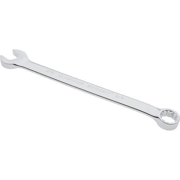 Blackhawk by Proto - 3/4" 12 Point Offset Combination Wrench - 15° Offset Angle, 11" OAL, Steel, Chrome Finish - USA Tool & Supply