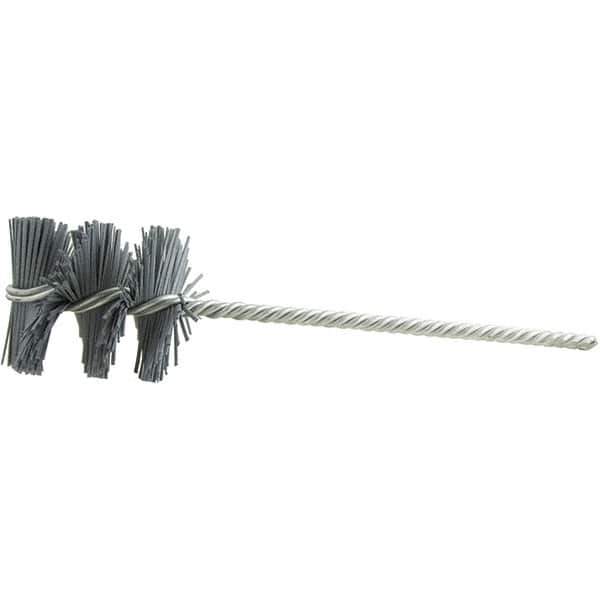 Brush Research Mfg. - 2-3/4" Bore Diam, 320 Grit, Silicon Carbide Flexible Hone - Medium, 3" OAL - USA Tool & Supply