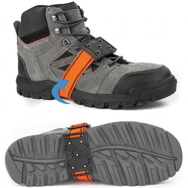 Geroline - Ice Traction Footwear Footwear Style: Strap-On Cleat Traction Type: Tungsten Carbide Stud - USA Tool & Supply