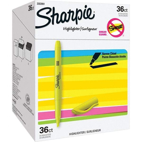 Sharpie - Markers & Paintsticks Type: Marker Color: Yellow - USA Tool & Supply