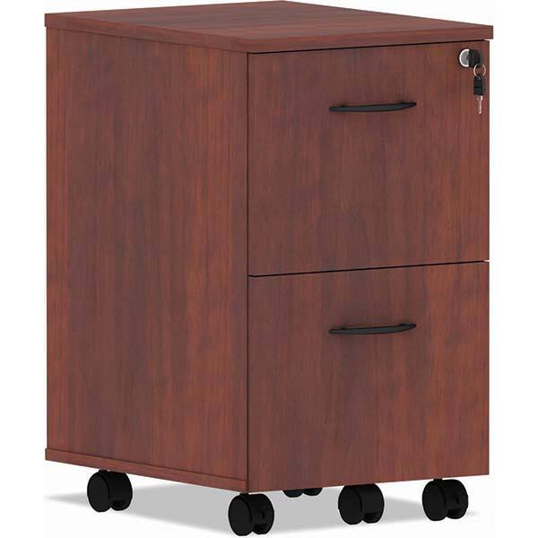 ALERA - File Cabinets & Accessories Type: Vertical Pedestal w/Wheels Number of Drawers: 2 - USA Tool & Supply
