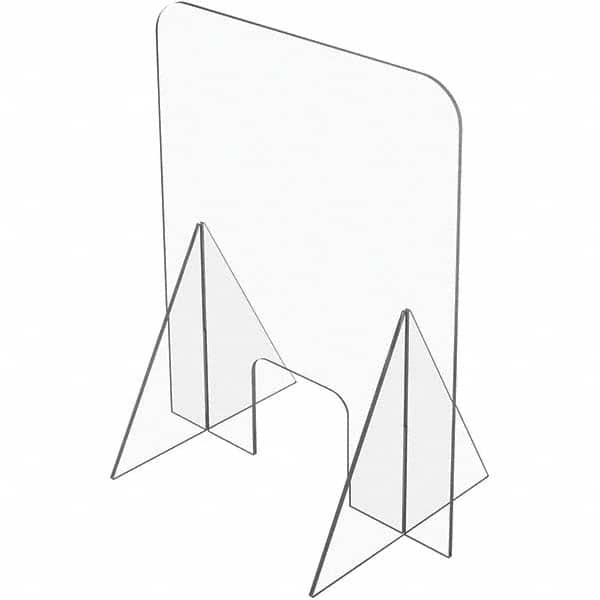 USA Sealing - 36" x 72" Self-Supporting Partition & Panel System-Social Distancing Barrier - USA Tool & Supply