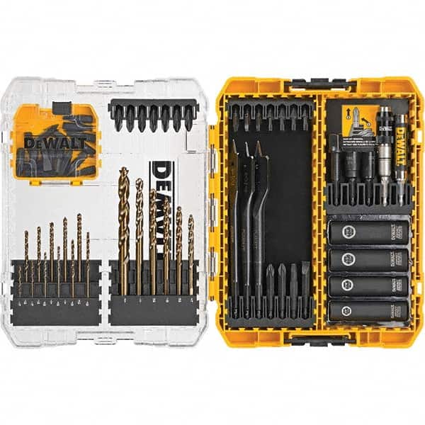 DeWALT - Power & Impact Screwdriver Bit Sets Point Type: Pilot Tool Type: Impact Hex Bit Set - USA Tool & Supply