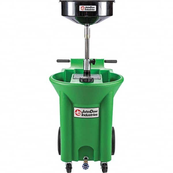 JohnDow - Oil Drain Containers Type: Oil Drain w/Casters Container Size: 22 Gal - USA Tool & Supply