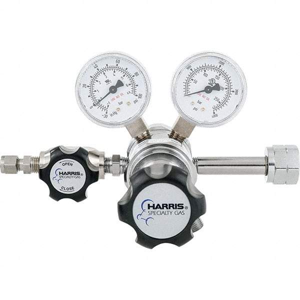 Harris Products - Welding Regulators Gas Type: Hydrogen/Methane CGA Inlet Connection: 350 - Exact Industrial Supply