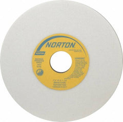 Norton - 7" Diam x 1-1/4" Hole x 1/2" Thick, G Hardness, 46 Grit Surface Grinding Wheel - Aluminum Oxide, Type 1, Coarse Grade, 3,600 Max RPM, Vitrified Bond, No Recess - USA Tool & Supply