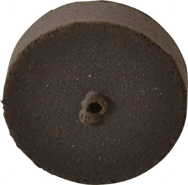 Cratex - 7/8" Diam x 1/16" Hole x 1/4" Thick, Surface Grinding Wheel - Silicon Carbide, Medium Grade, 25,000 Max RPM, Rubber Bond, No Recess - USA Tool & Supply