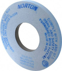 Norton - 12" Diam x 5" Hole x 1" Thick, I Hardness, 46 Grit Surface Grinding Wheel - Ceramic, Type 1, Coarse Grade, 2,070 Max RPM, Vitrified Bond, No Recess - USA Tool & Supply