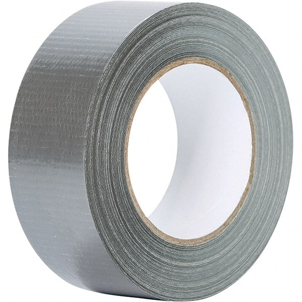 Value Collection - 60 Yd x 2" x 6.7 mil Silver Polyethylene Cloth Duct Tape - USA Tool & Supply
