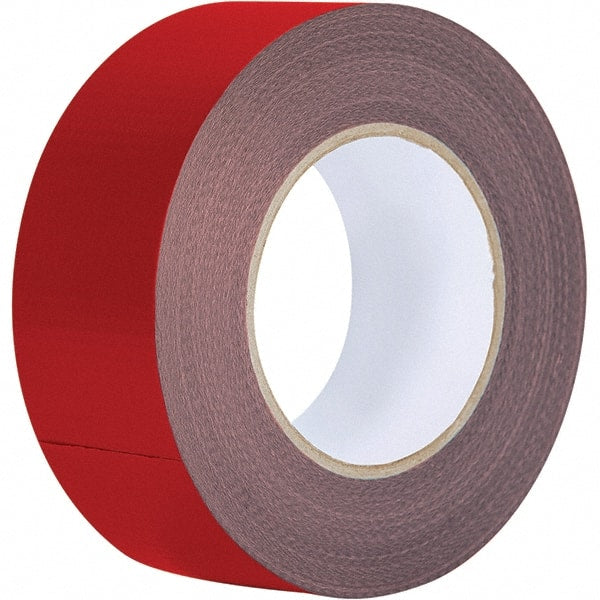 Value Collection - 60 Yd x 2" x 8.7 mil Red Polyethylene Cloth Duct Tape - USA Tool & Supply