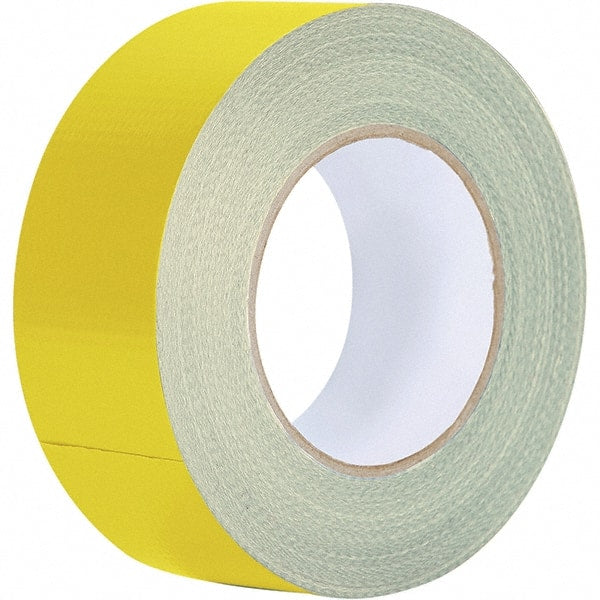 Value Collection - 60 Yd x 2" x 8.7 mil Yellow Polyethylene Cloth Duct Tape - USA Tool & Supply