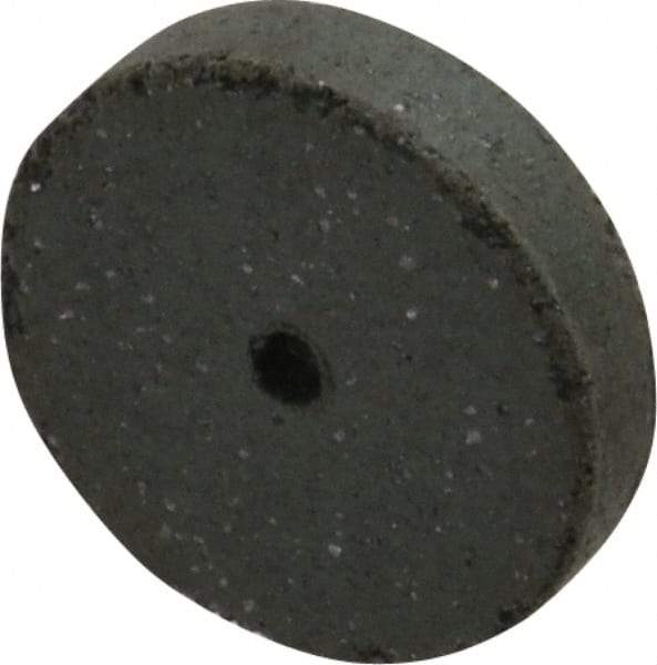 Cratex - 5/8" Diam x 1/16" Hole x 1/8" Thick, Surface Grinding Wheel - Silicon Carbide, Coarse Grade, 25,000 Max RPM, Rubber Bond, No Recess - USA Tool & Supply