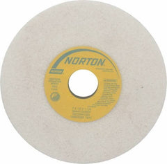 Norton - 7" Diam x 1-1/4" Hole x 1/2" Thick, G Hardness, 46 Grit Surface Grinding Wheel - Aluminum Oxide, Type 1, Coarse Grade, 3,600 Max RPM, Vitrified Bond, No Recess - USA Tool & Supply