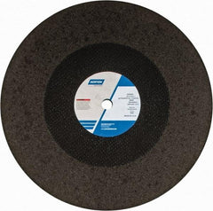 Norton - 20" Zirconia Alumina Cutoff Wheel - 3/16" Thick, 1" Arbor, 2,710 Max RPM, Use with Stationary Grinders - USA Tool & Supply