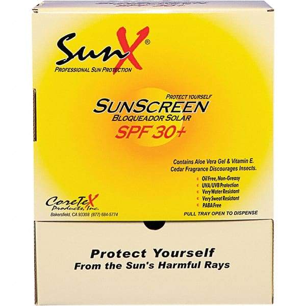 SunX - 0.25 oz Pouch Sunscreen - SPF 30 - USA Tool & Supply