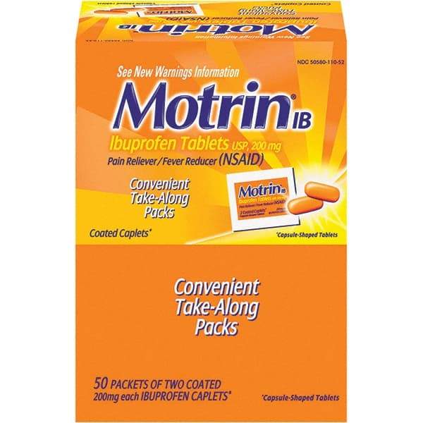 Motrin IB - Motrin IB Tablets - Headache & Pain Relief - USA Tool & Supply