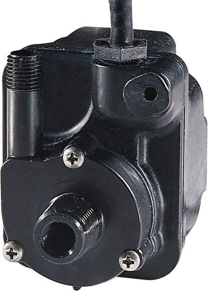 Little Giant Pumps - 1/125 hp, 115 Amp Rating, 115 Volts, Manual Operation, Inline Pump - 1 Phase, Glass-filled Polyester Housing - USA Tool & Supply