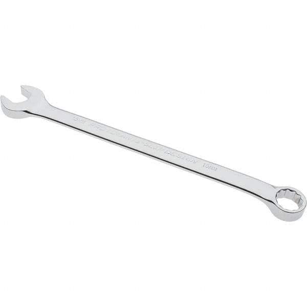 Blackhawk by Proto - 14mm 12 Point Offset Combination Wrench - 15° Offset Angle, 8-46/73" OAL, Steel, Chrome Finish - USA Tool & Supply