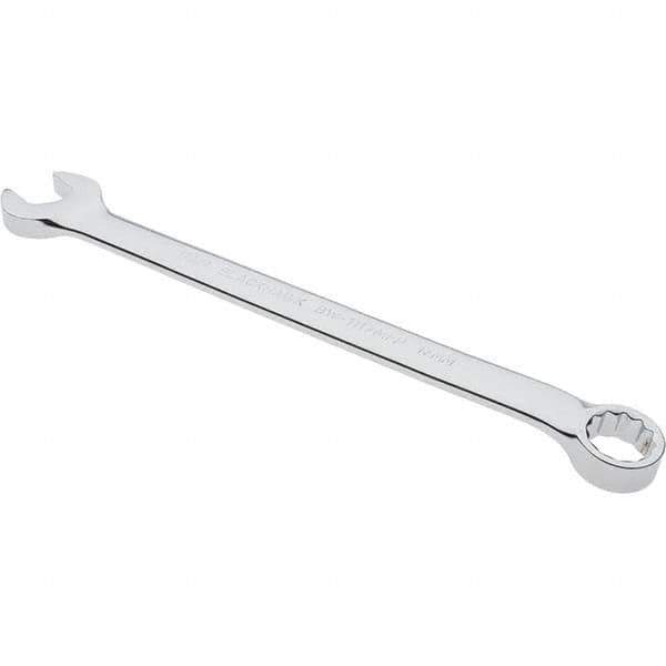 Blackhawk by Proto - 17mm 12 Point Offset Combination Wrench - 15° Offset Angle, 10.14" OAL, Steel, Chrome Finish - USA Tool & Supply