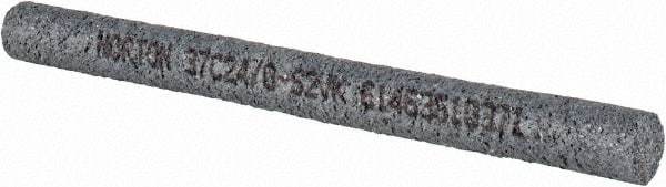 Norton - 24 Grit Silicon Carbide Round Dressing Stick - 6 x 1/2, Very Coarse Grade, Vitrified Bond - USA Tool & Supply