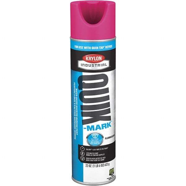 Krylon - Striping & Marking Paints & Chalks Type: Marking Paint Color Family: Pink - USA Tool & Supply