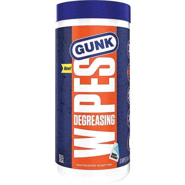 Gunk - Automotive Cleaners & Degreaser Type: Engine Cleaner/Degreaser Container Size: 75 Wipes - USA Tool & Supply