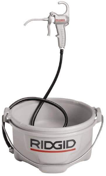 Ridgid - Oil Lubrication Aluminum Lever Hand Pump - For 1 Gal Container - USA Tool & Supply