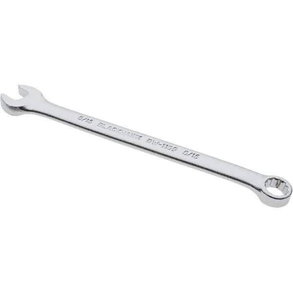 Blackhawk by Proto - 5/16" 12 Point Offset Combination Wrench - 15° Offset Angle, 11" OAL, Steel, Satin Finish - USA Tool & Supply