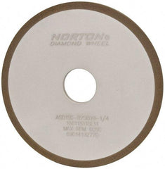 Norton - 6" Diam x 1-1/4" Hole x 1/4" Thick, 180 Grit Surface Grinding Wheel - Diamond, Type 1A1, Very Fine Grade, Resinoid Bond - USA Tool & Supply