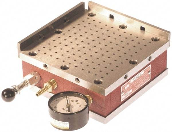 Suburban Tool - 6" Long x 6" Wide x 6" High, Compound, Series S1, Fine Pole, Sine Plate & Magnetic Chuck Combo - Angle Plate, Bolts, Handle, Locking Straps, Magnetic Chuck, Rails, Screws, Storage Case, T-Handle Hex Wrench, V-Block, Vise & Washer - USA Tool & Supply