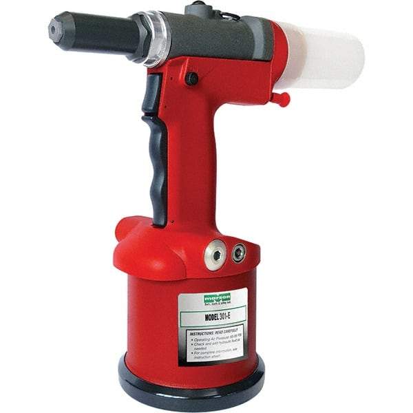 Marson - 3/16" Capacity, Air Riveter - 0.807" Long Stroke, 1/4 NPT Inlet - USA Tool & Supply