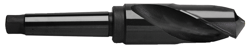 2-5/16 Dia. - 12" OAL - Surface Treat - HSS - Stub Length Taper Shank Drill - USA Tool & Supply