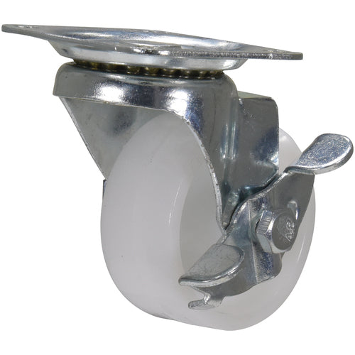 2 × 13/16 Poly - Swivel W/Brake - Exact Industrial Supply