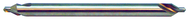 #4 x 6 OAL 60° Carbide Center Drill-Long - USA Tool & Supply