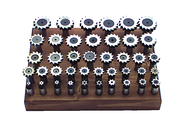 41 Pc. HSS Straight Tooth Woodruff Keyseat Cutter Set - USA Tool & Supply
