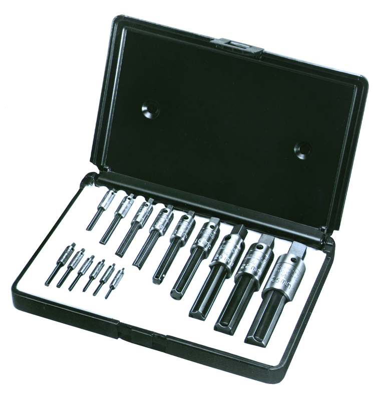 #4 thru 3/4" - 13 pc HSS Tap Extractor Set - USA Tool & Supply