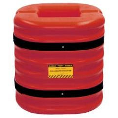 10" COLUMN PROTECTOR RED 24" HIGH - USA Tool & Supply
