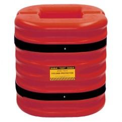 6" COLUMN PROTECTOR RED 24" HIGH - USA Tool & Supply