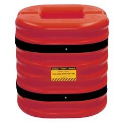 8" COLUMN PROTECTOR RED 24" HIGH - USA Tool & Supply