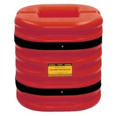 8" COLUMN PROTECTOR RED 24" HIGH - USA Tool & Supply