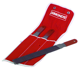 3 Pc. 10" Black Maxi Paddle Handle File Set - USA Tool & Supply