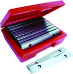 6 Pair Parrallel Set; 0.250" +/- 0.002" Thick - USA Tool & Supply